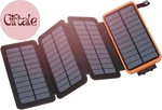 Solar Charger 25000MAH, Outdoor Usb Portable Power Bank With 4 Panels, 3 New. Price: $50.56.