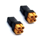 Linsyrc 2-PACK XT60 Plug Parallel Connector 2-FEMALE 1-MALE Adapter New. Price: $13.43.