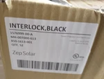 Box Of 52, Zep Solar 8" Long Black Panel Interlock MH-007000-613 New. Price: $199.00.