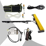 Roof/ Solar Panel Electric Cleaning Roller Brush (110V, 150W, 5M Pole) New. Price: $908.04.