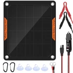 Oymsae 5W 12V Solar Car Battery Charger Portable Waterproof Trickle Maintainer New. Price: $24.75.
