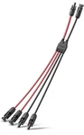 Bougerv Solar Parallel Connectors For 2 Panels, 4 Y Branch 10AWG Adap New. Price: $10.00.