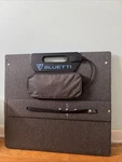 Bluetti Portable Foldable 100W Solar Panel W/ IP67 Splash Proof (SP100L) Open. Price: $150.00.