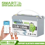 12V 135AH Lithium Battery LIFEPO4 100A Bms Bluetooth For Solar Rv Yacht Marine New. Price: $205.39.