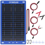 Oymsae Solar Car Battery Charger Portable 12V Trickle 12W, Blue New. Price: $30.15.