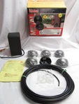 Malibu Landscape Lighting Set Low Voltage 6 Surface Mount Lights Transformer Open. Price: $109.99.