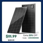Hqst Bifacial 200W N-type 16BB High-efficiency Monocrystalline Pv Module New. Price: $139.99.