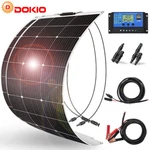 Dokio 100W 200W Monocrystalline Flexible Solar Panel For Rv/camper/boat/home New. Price: $61.99.