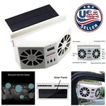 Eco-friendly Solar Powered Car Exhaust Fan With Temperature Display 2W White New. Price: $66.59.