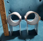 Pair 2" Aluminum U-la Sliders 403215C. Truss, For W/ Solar Mounting Rails Used. Price: $13.19.