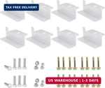 Eco-worthy 8 Units Solar Panel Mounting Brackets,z Sets Lightweight Alum New. Price: $34.98.