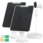 2-PACK 6W Solar Panel Charger For Arlo Pro 5S/4/3, Ultra, & Floodlight New. Price: $61.02.