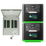 Natures 2 Packs 3840WH Solar Generators + 400W Folding Panels New. Price: $6499.99.