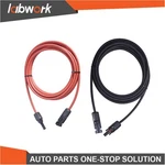 Labwork Solar Panel Extension Cable Wire Connector 12AWG 10FT Black + Red 1PAIR New. Price: $16.42.
