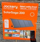 (2) New Jackery Solarsaga 200W Portable Panels Open. Price: $699.00.