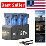 Fast 70-MINUTE Charger For Dji Mini 5 Pro: Power 3 Batteries Simultaneously New. Price: $95.99.