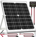 Solperk Solar Panel Kit 20W 12V, Battery Trickle Charger Maintainer Open. Price: $23.99.
