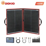Dokio 100W 12V Foldable Solar Panel Kit Monocrystalline Portable Camping Rv Boat New. Price: $63.99.