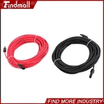 Findmall Red+black W/ Connector Solar Panel Wire Cable Weatherproof 20M 4MM New. Price: $36.70.