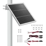 Uimoso 20W 12V Solar Battery Charger With Built-in Controller For Farm Fencers New. Price: $39.99.