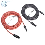 Pair 30 Feet Black + Red 12AWG Solar Panel Extension Cable Wire Connector New. Price: $27.23.