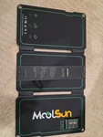 Moolsun Solar Charger 24W Portable Panel With 3 Usb Output Ports Used. Price: $39.99.