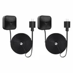 Wasserstein Weatherproof Power Cable For Outdoor&blink XT2/XT(2 Pk, Black) Open. Price: $12.95.