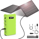 Powkey 24000MAH/65W Solar Generator 30W Panels Included 88WH Portable Power New. Price: $146.23.