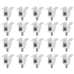 Ottff 20 Pack Solar Panel Mount Mid Clamps, Roof Pv Rail Aluminum... New. Price: $50.79.