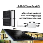 6.48 Kw Solar Panels Diy Tie Kit With Microinverter &racking On-grid System New. Price: $8139.00.