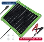 Eco-worthy Upgrade 7.5W Solar Car Battery Charger Maintainer 12V Waterproof New. Price: $40.61.