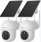 Arcctv 2K Solar Wireless Security Camera System Pack Wifi IP65 Night Vision Open. Price: $41.67.
