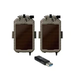 Stealth Cam Sol-pak 12V Solar Battery (2 Pack) Bundle With Memory Card Reader New. Price: $119.99.