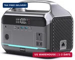 Daran Portable Power Station 600W (1200W Peak), 288WH Solar Generator LIFEPO4 Ba New. Price: $363.69.