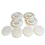 New Open Box 4-PACK Unirac White Flat Roof Attachment Assemblies M60950 Solar. Price: $200.00.