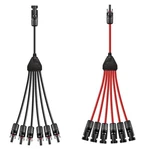 Woodguilin Y Connector Branch Parallel Cable,solar 1-6 Male New. Price: $37.34.
