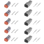 Guiruimoon Deutsch Dt 2 Pin Connector Kit, Waterproof Male Gray New. Price: $16.17.