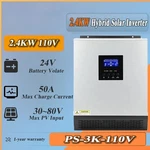 24V 2.4KW Hybrid Solar 110V Pure Sun Wave Inverters Max Pv 80V New. Price: $430.00.