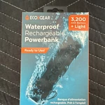 Ecoxgear Ecoxcharge+ Waterproof Rechargeable Led Powerbank Flashlight Black New. Price: $29.50.