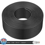 Shirbly Solar Panel - 200FT Black Tinned Copper Wire, 10AWG (6MM ) Pv New. Price: $145.39.