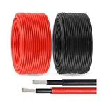 Solar Pane Wire AWG(6MM ) - Extension Cable 100FT Black &. Price: $147.54.