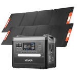 Vevor Portable Power Station 2400W 2160WH With 2PCS 200W Foldable Solar Panels New. Price: $1279.90.