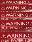 Pv Solar Warning Labels #03-211 (5 Pack Lot) 50 Stickers Dual Power Supply New. Price: $49.99.