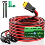 Bateria Power 12AWG 10FT XT60 Solar Cable, Extension Charge Ca... New. Price: $30.77.