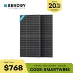 Renogy 2PCS Bifacial 590 Watt N-type Monocrystalline Solar Panel High-efficiency New. Price: $959.99.