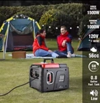 Powersmart 1500W Gas Portable Inverter Generator Quiet Rv Home Camping 4-STROKE New. Price: $325.00.