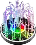 Aisitin 6.5W Solar Fountain Pump With Colorful Led Lights 3000MAH Battery Rgb New. Price: $27.99.