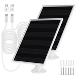 6W Solar Panel Charger, With Micro & Usb-c Port For Dc 5V Out... New. Price: $37.92.