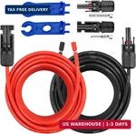 10AWG Solar Extension Panel Cable - 50FT Wire With Waterproof Female And New. Price: $103.17.