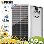 Rvpozwer 100W Watt Mono N-type Solar Panel 18BB 25% High Conversion Home Car New. Price: $48.99.